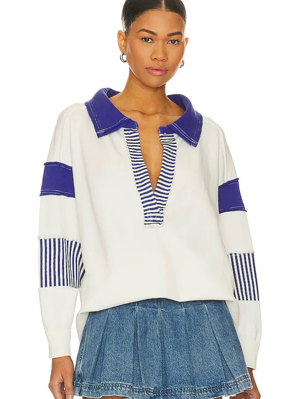 Free People Clean Polo Prep